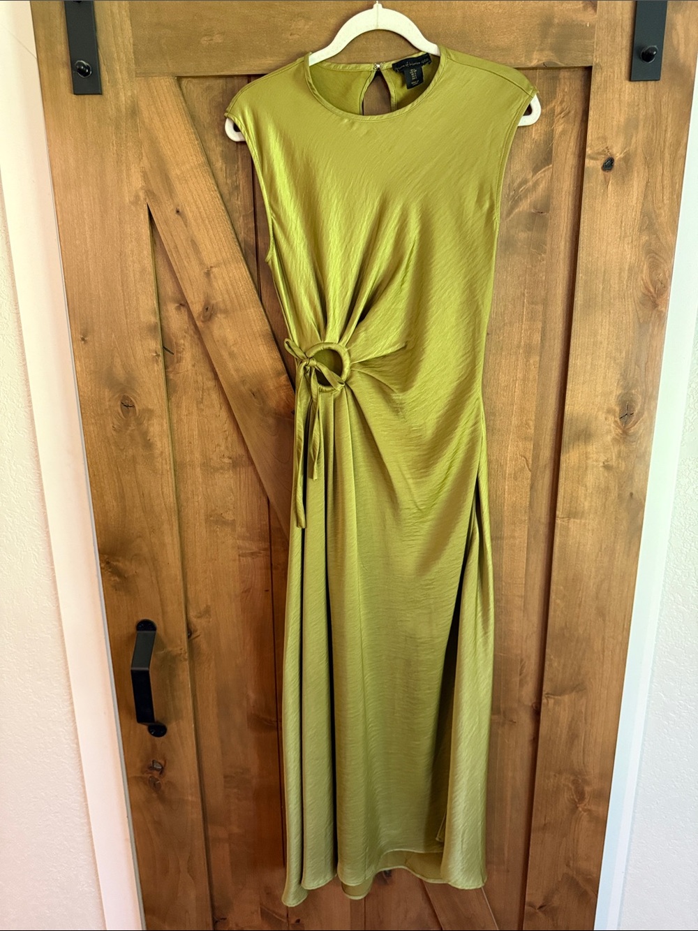House of Harlow 1960 Ring Detail Maxi Dress Green small NWOT